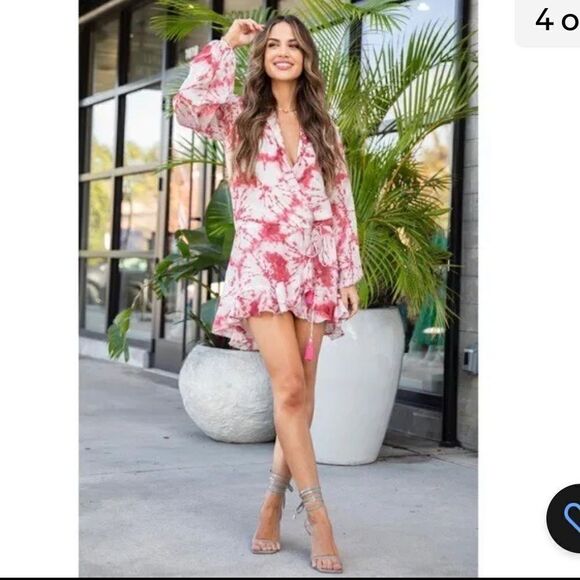 NWT Rococo Sands Ava Mini Dress in Rosewood Medium Revolve - Picture 12 of 15